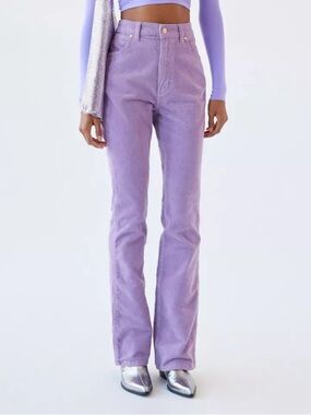 WRANGLER WESTWARD 626 HIGH RISE CORDUROY BOOTCUT jeans Lilac/Purple size 26x32